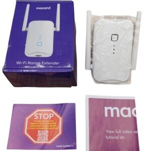 New Macard WiFi Range Extender 300Mbps 2023 Model N300